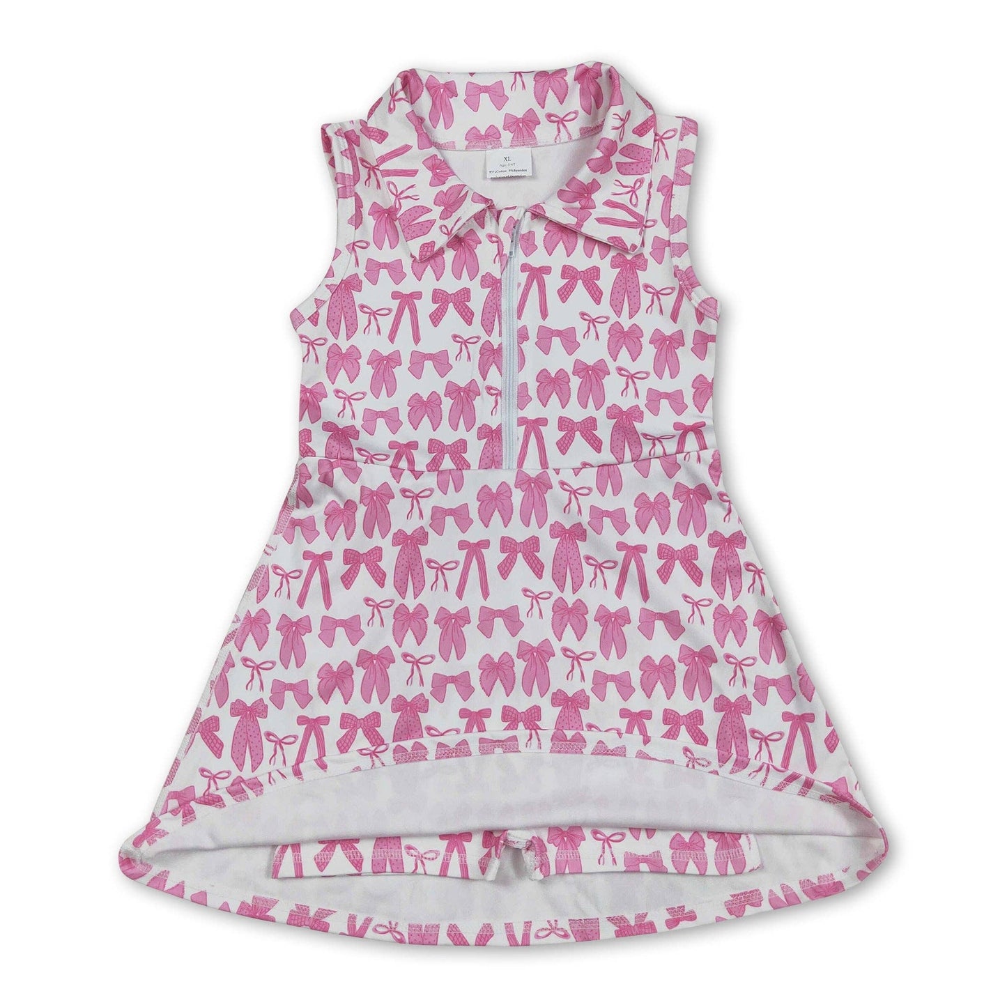 Pink Bows Athletic Dress