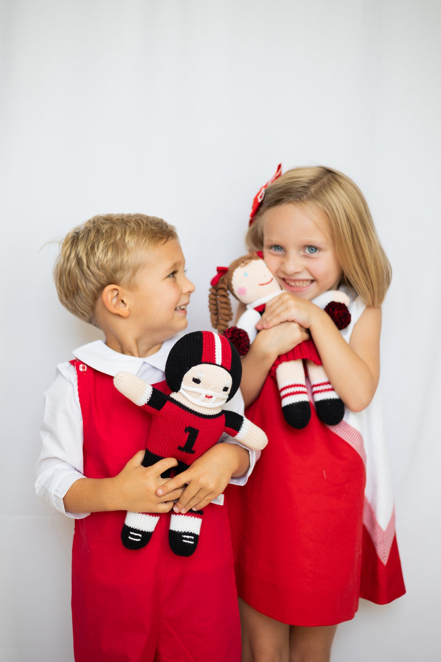 Cheerleader Knit Dolls