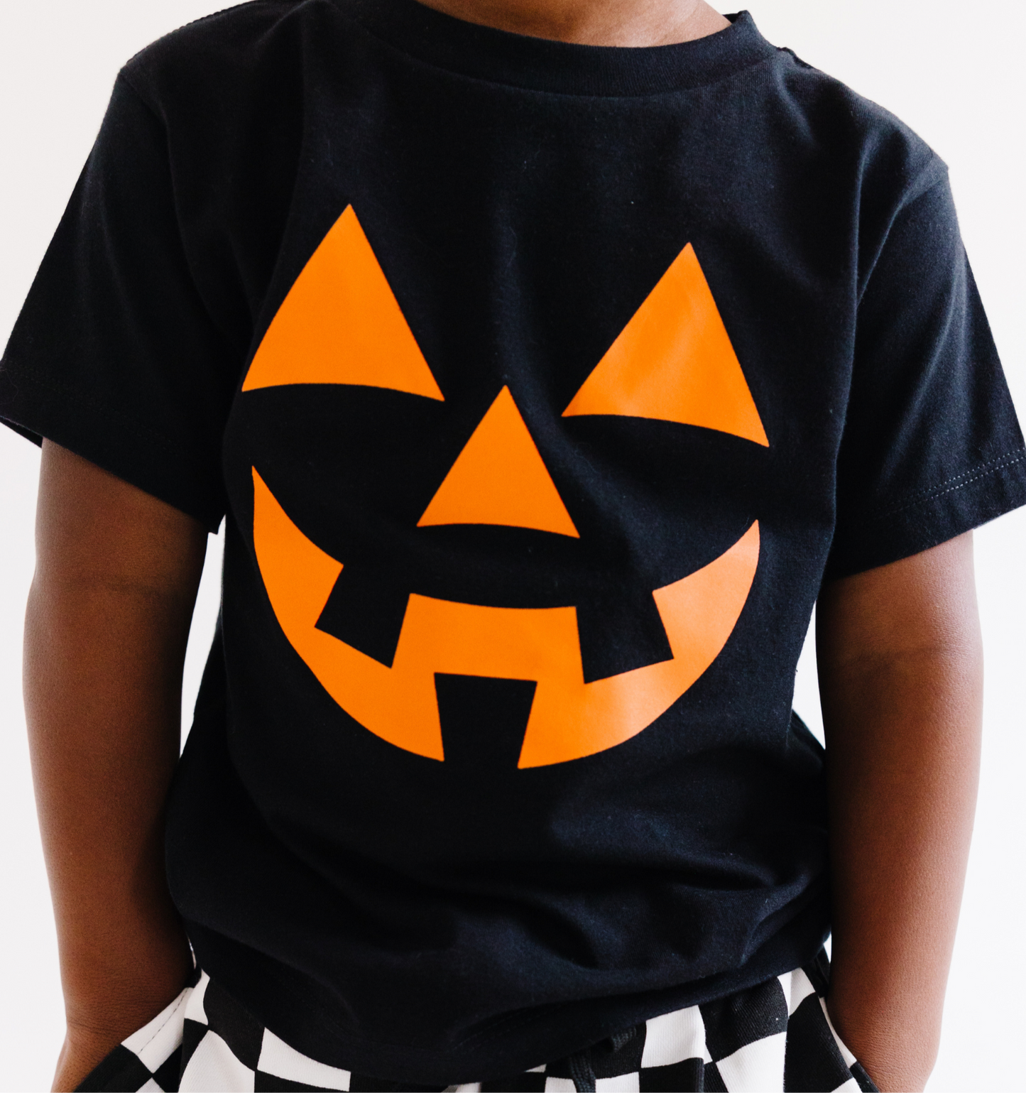 Jack O Lantern Face Halloween Toddler and Youth T-Shirt