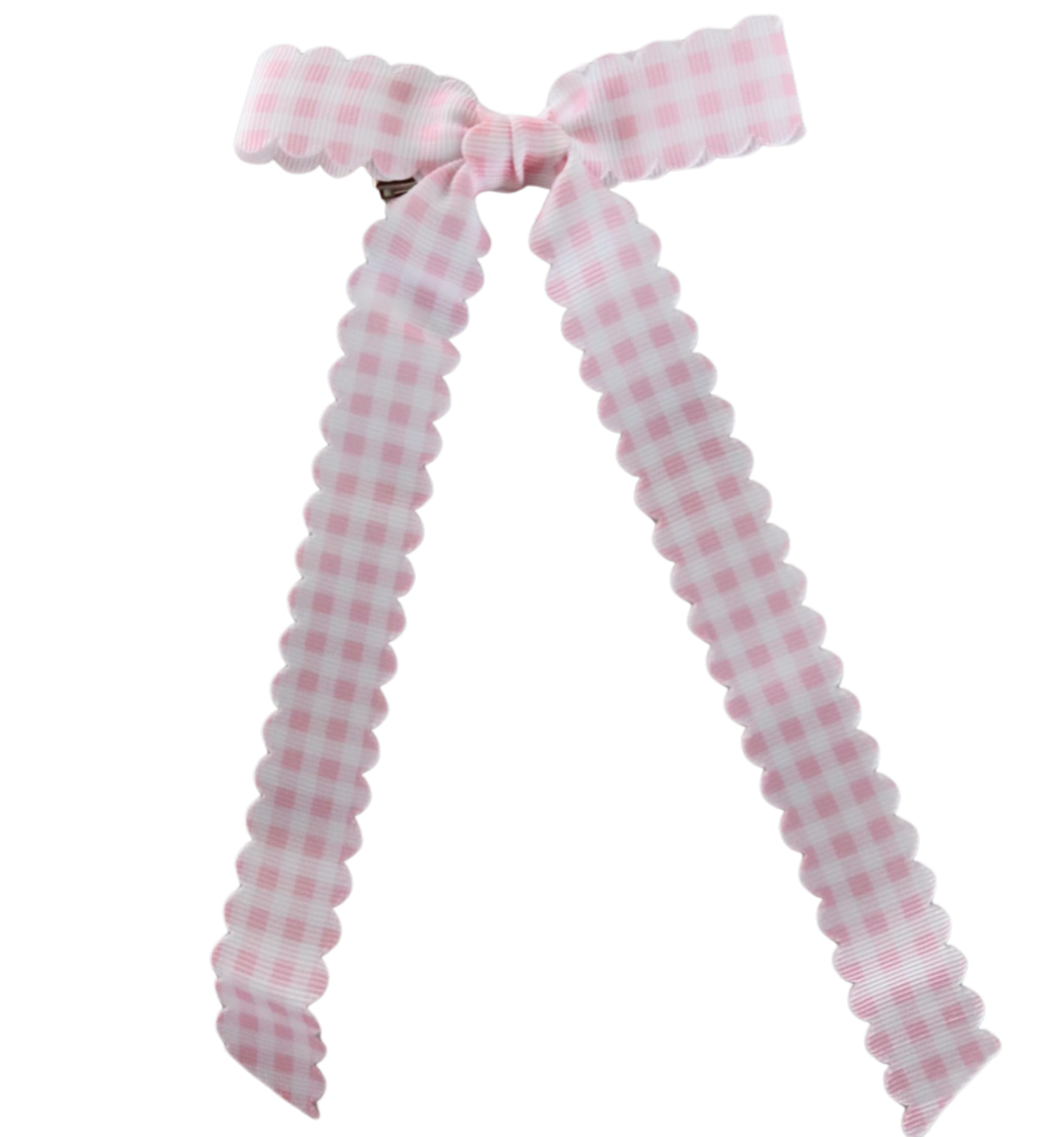 Gingham Long-tail bows