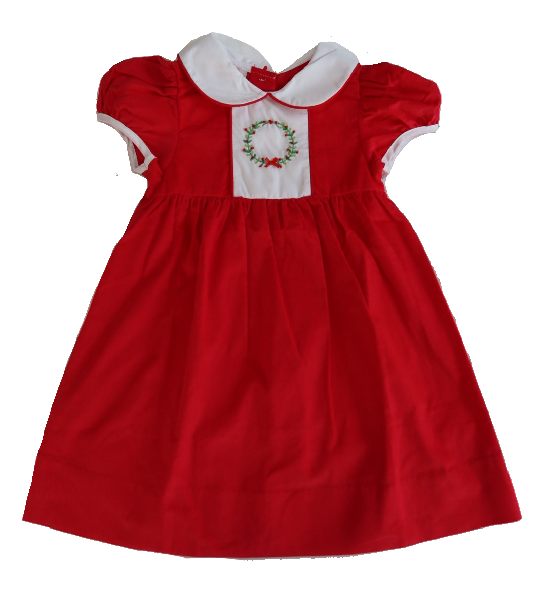Bella Christmas Wreath Dress Peach Tree Lane Bella Christmas Wreath Dress Peach Tree Lane