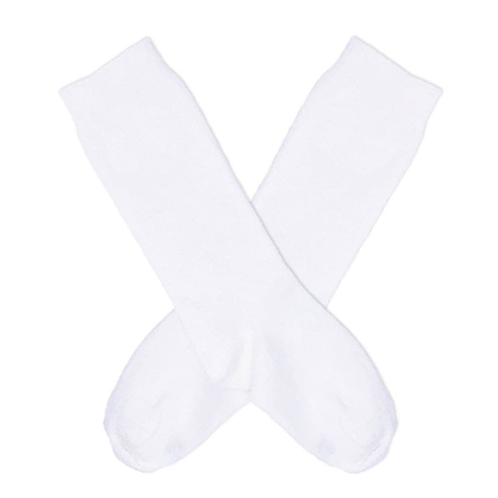 White Knee Socks