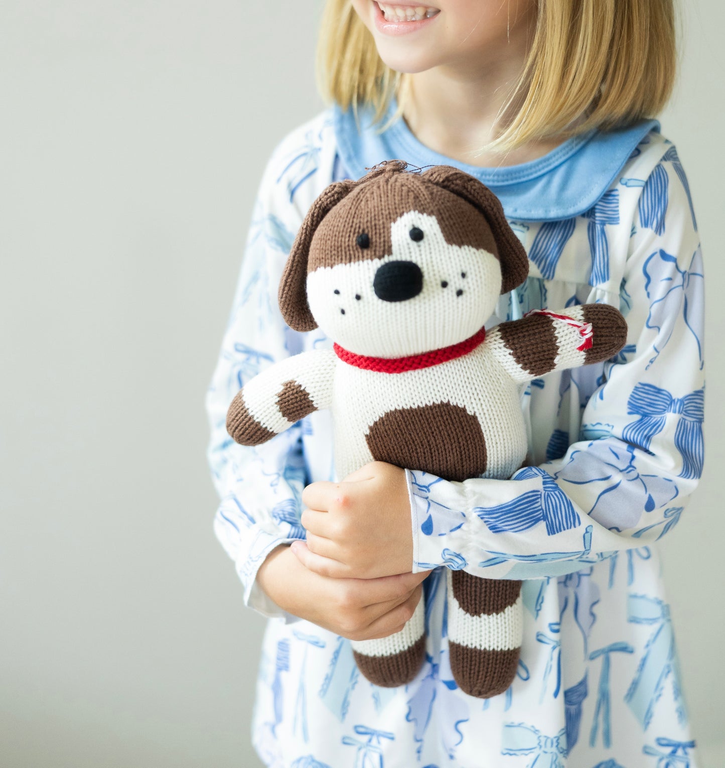 Mr. Woofers the Hand-Knit Dog Doll