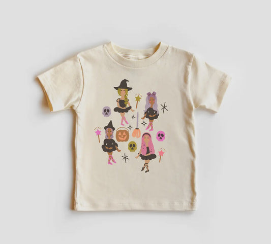 Ballerina Halloween Witches t-shirts