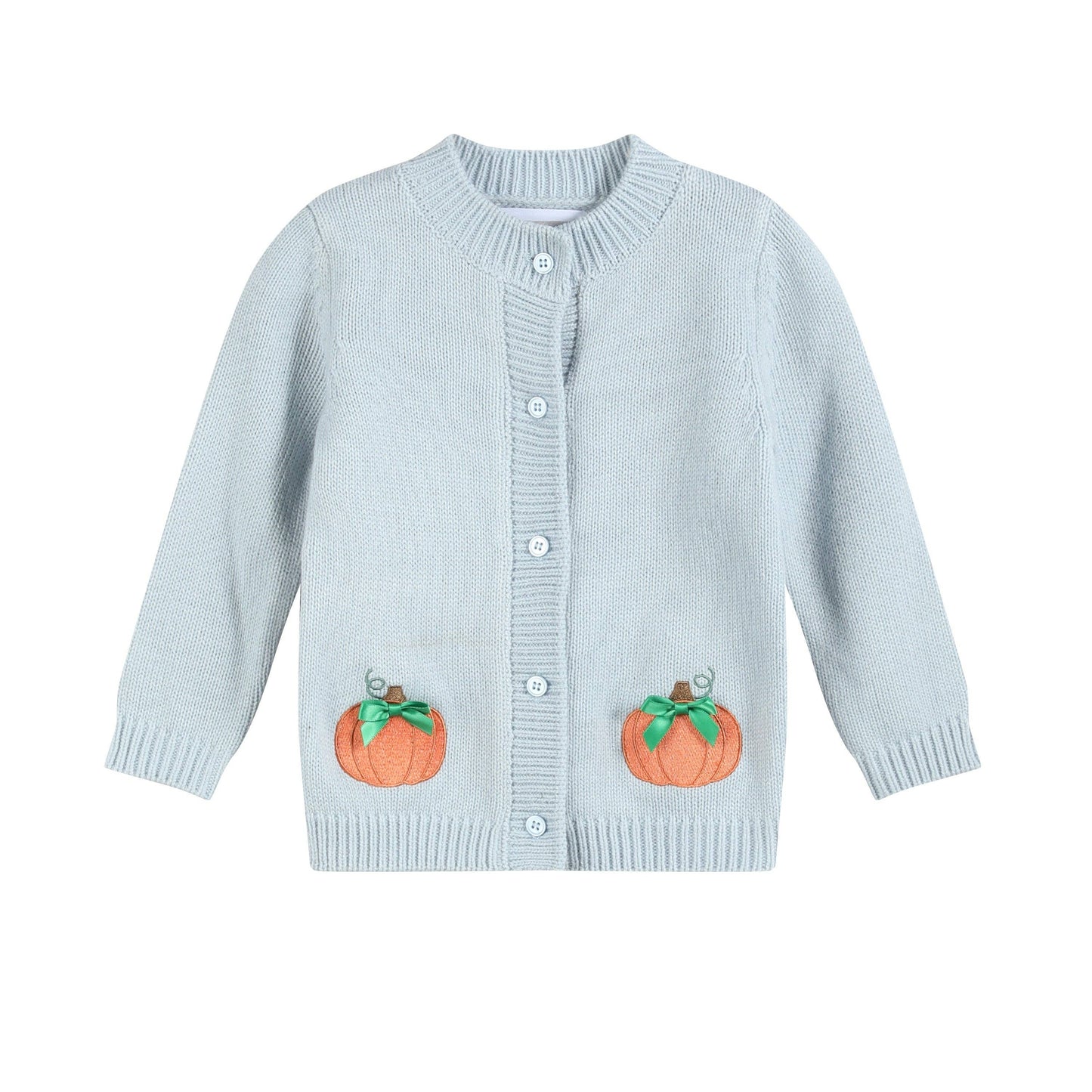 Light Blue Pumpkin Girls Cardigan