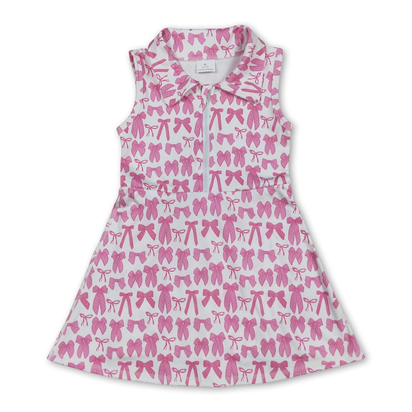 Pink Bows Athletic Dress