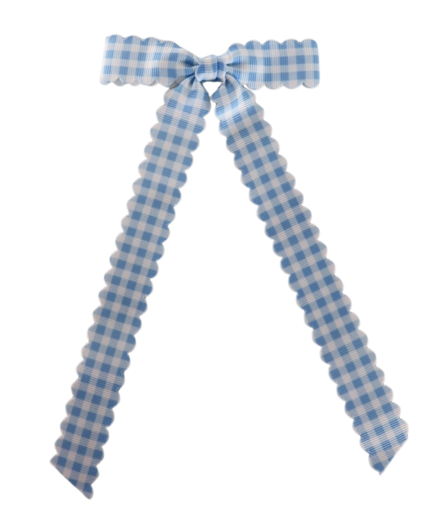 Gingham Long-tail bows