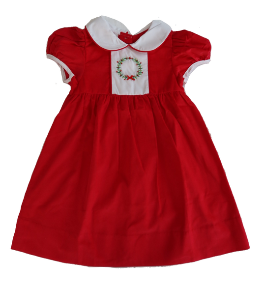 Bella Christmas Wreath Dress