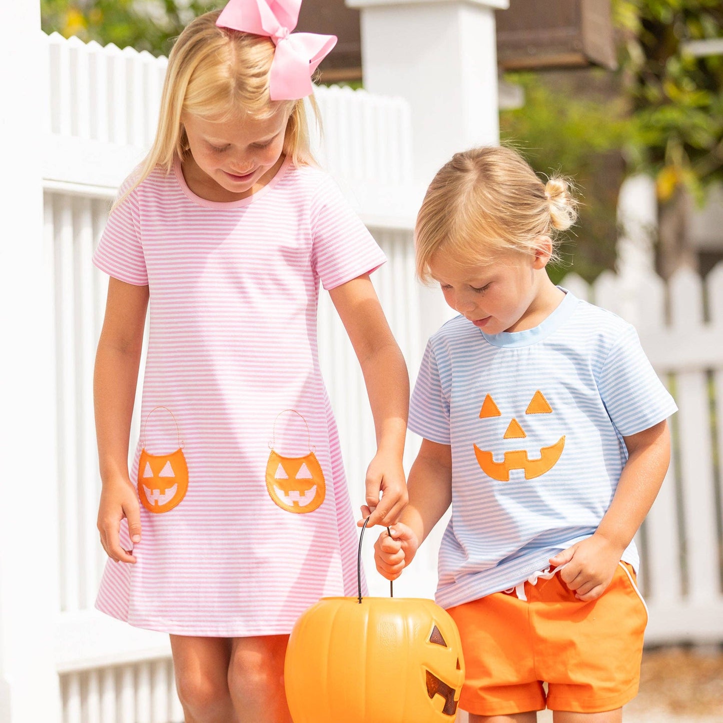 Boys Jack-O-Lantern Top