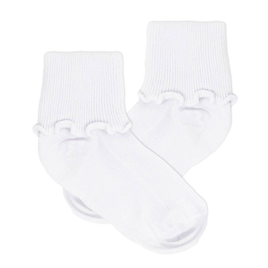 White Frilly Socks