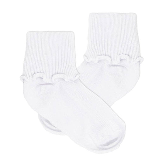 White Frilly Socks