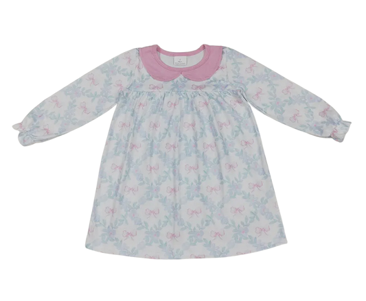 Floral Trellis Bow Dress